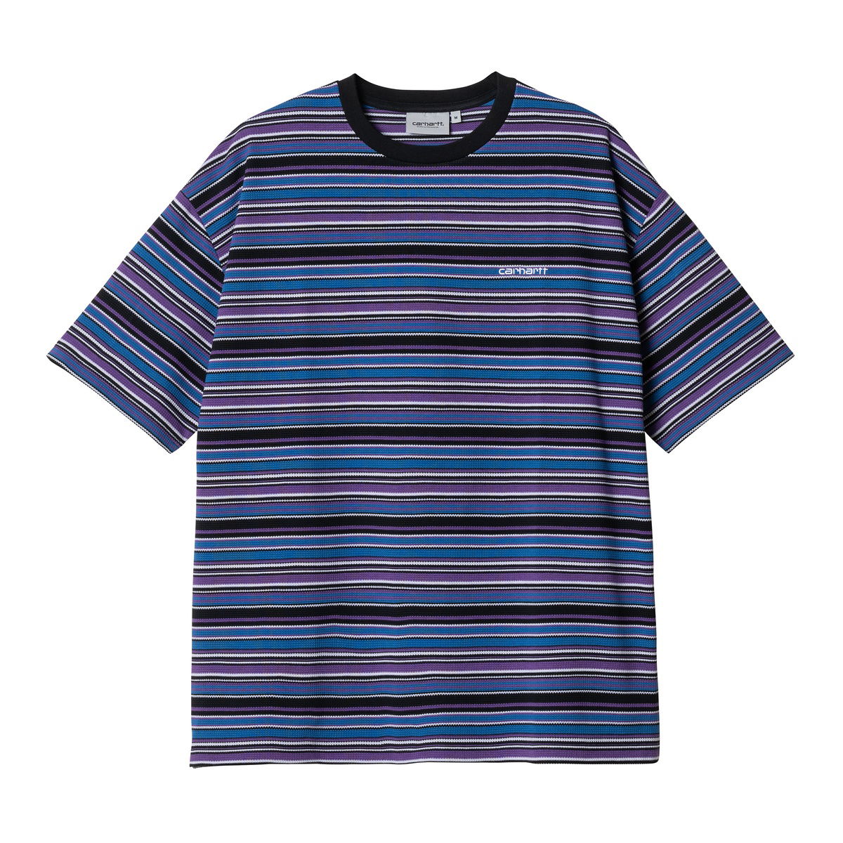 Tričko Carhartt WIP S/S Xavier Waffle T-shirt Black Navy | A241020_89_XX, 0