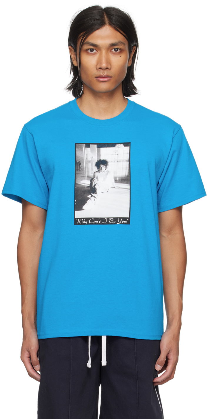 Tričko Noah The Cure 'Why Can't I Be You?' T-Shirt Modrá | T205FW23, 0