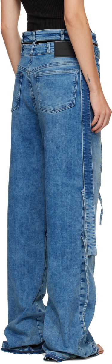 Džínsy Ottolinger Strappy Signature Wrap Jeans Modrá | 117-202617-03, 2