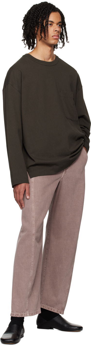 Tričko LEMAIRE Long Sleeve T-Shirt Zelené | TO1289 LJ1022, 3