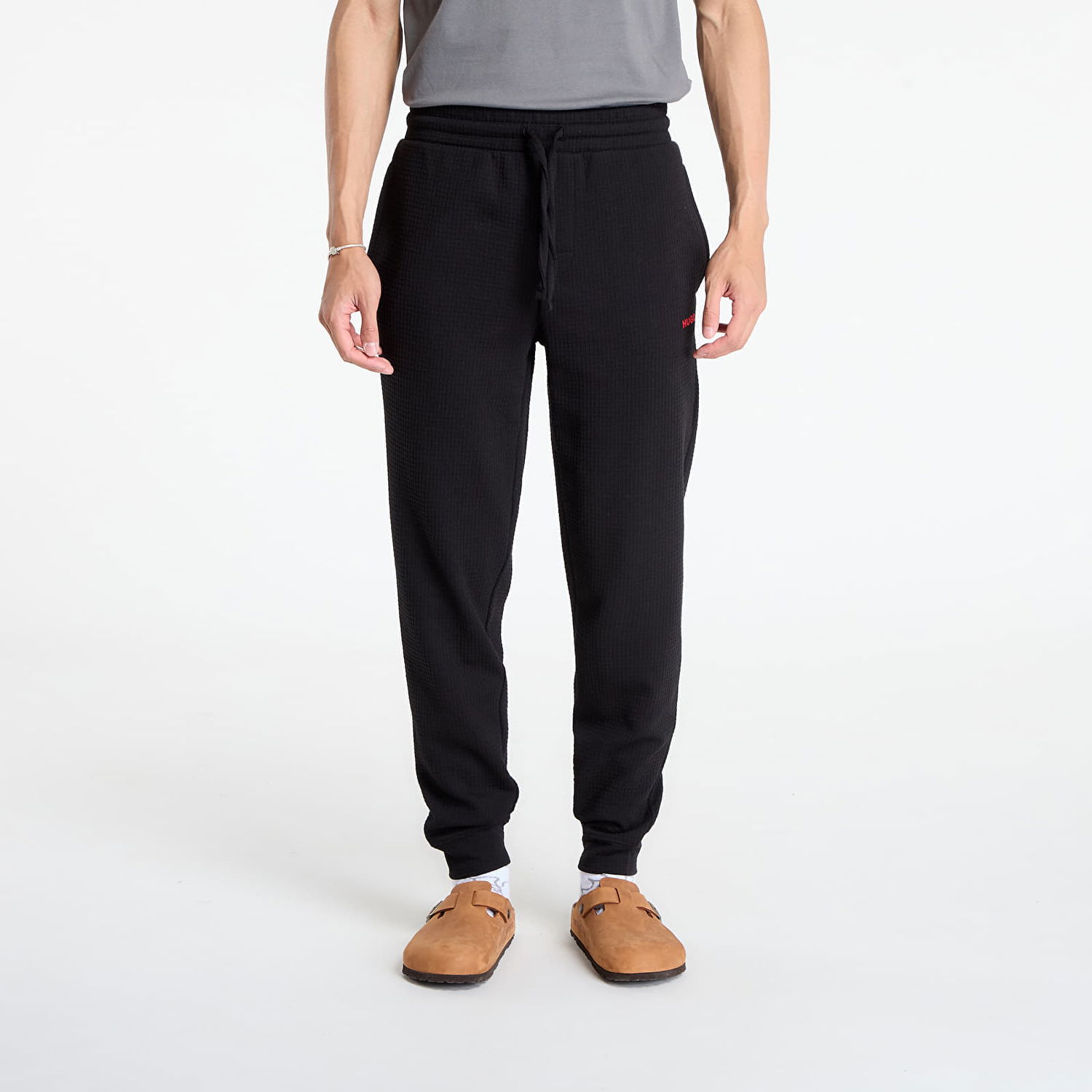 Tepláky BOSS Hugo Boss Austin Waffle Lounge Pants Čierna | 50532012-001, 0