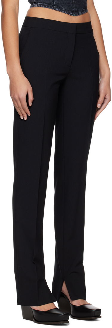 Nohavice Stella McCartney Stella McCartney Straight-Leg Trousers Čierna | 6400743AU701, 1