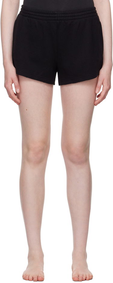 Šortky SKIMS SKIMS Cotton Fleece Shorts Čierna | BO-SHO-5561W, 0