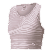 STUDIO Wavy Print Crop Tank