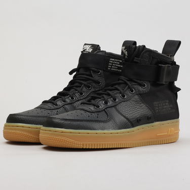 Tenisky a topánky Nike SF Air Force 1 Mid ''Black Gum'' W Čierna | AA3966-002, 1