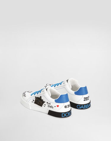 Tenisky a topánky Dolce & Gabbana Portofino Light Nappa Calfskin Biela | DA0702A02198W921, 2