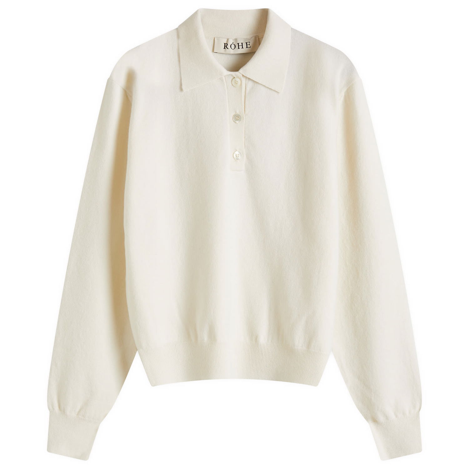 Sveter Róhe Women's Cashmere Polo Shirt Biela | 414-23-323, 1