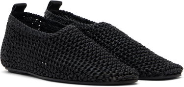 Oblečenie TOTEME TOTEME Woven Leather Ballerina Flats Čierna | 252-WAS2358-LE0134, 3