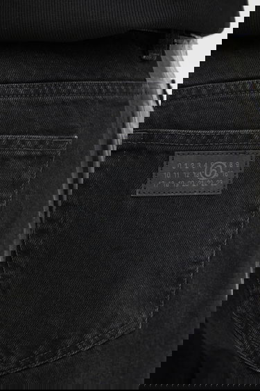 Džínsy Maison Margiela Straight-leg Side Panel Jeans Čierna | SH2LA0035.S30743.972, 3