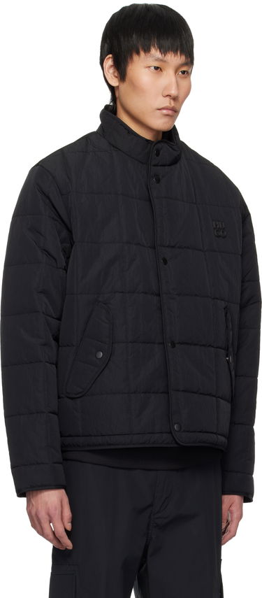 Prešívaná bunda BOSS HUGO Nylon Puffer Jacket Čierna | 50530755, 1