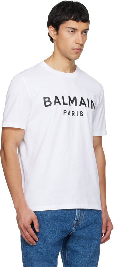 Tričko Balmain Balmain Paris Print T-shirt Čierna | GH1EG000BD45, 4