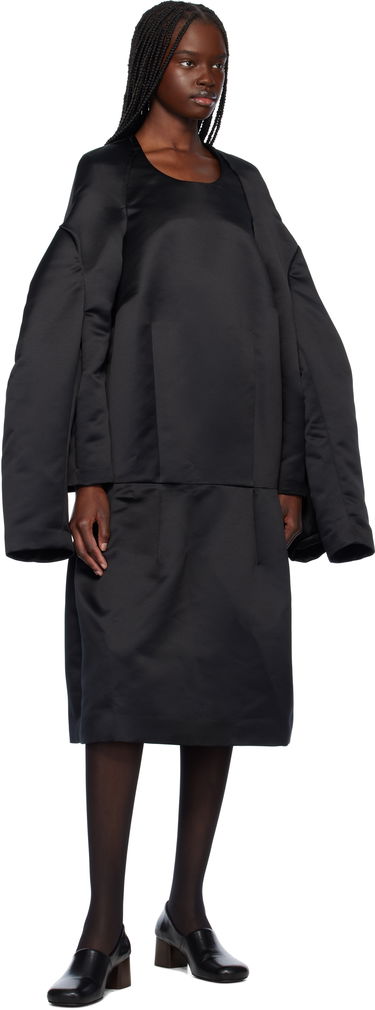 Šaty Comme des Garçons Comme des Garçons Satin Midi Dress Čierna | GO-O001-051-1, 3