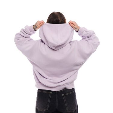 Mikina Karl Kani Woven Signature Glitter OS Hoodie Fialová | KK61210049, 5