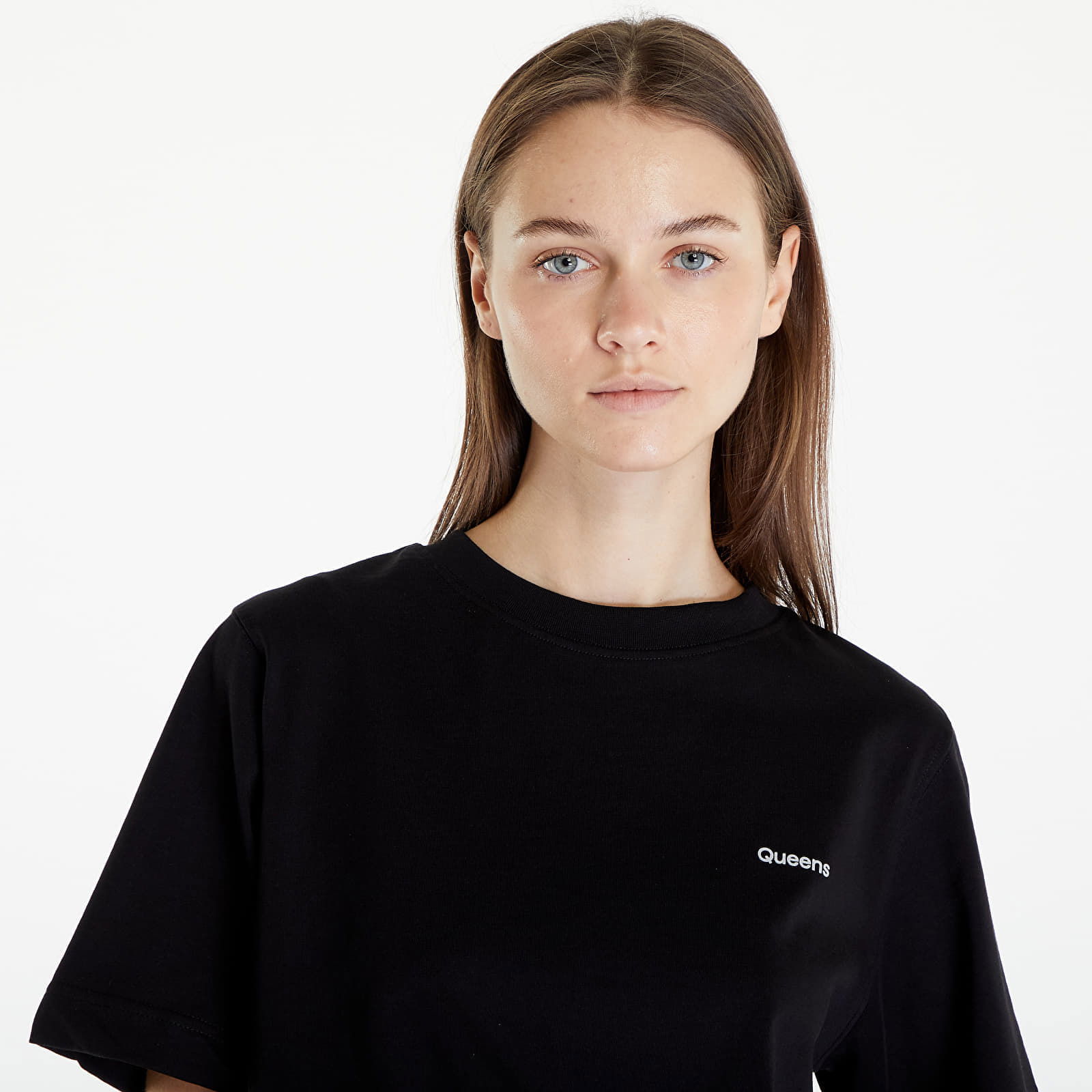 Essential T-Shirt With Contrast Print Black