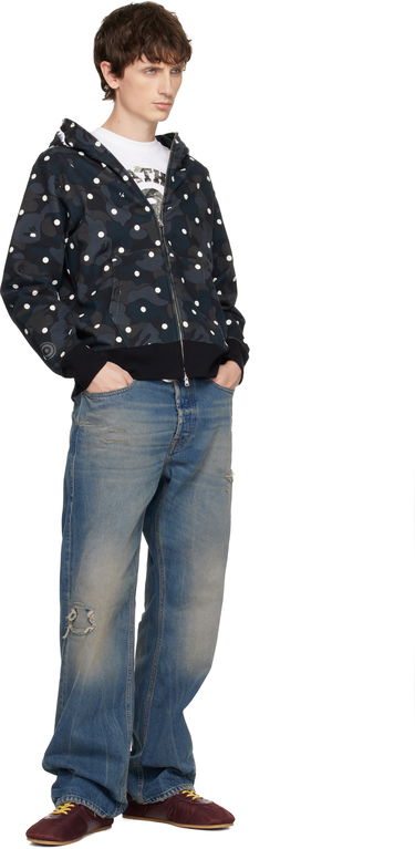 Mikina BAPE ABC Dot Shark Full Zip Hoodie Rôznofarebný | 001ZPL801302M, 3