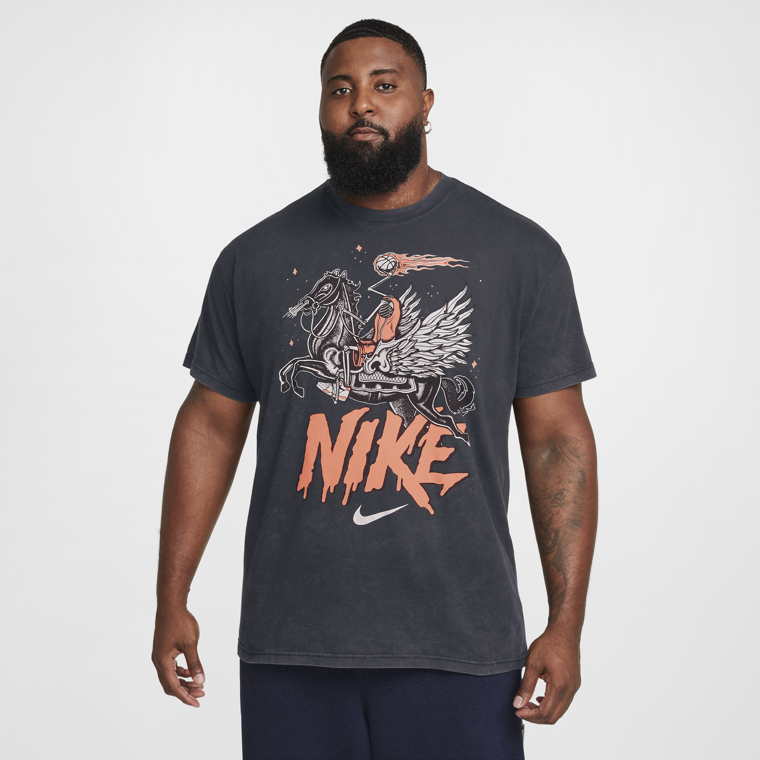 Tričko Nike Max90 Basketball T-shirt Čierna | HF6199-010, 0