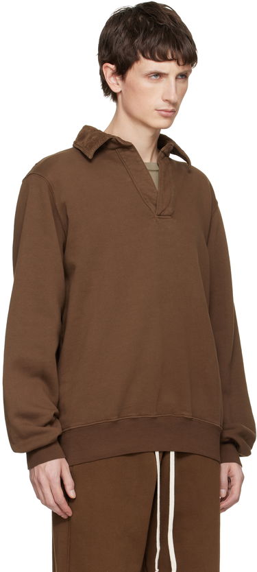 Polo tričko LES TIEN Heavyweight Moto Back Polo Hnedá | CF-1145, 1