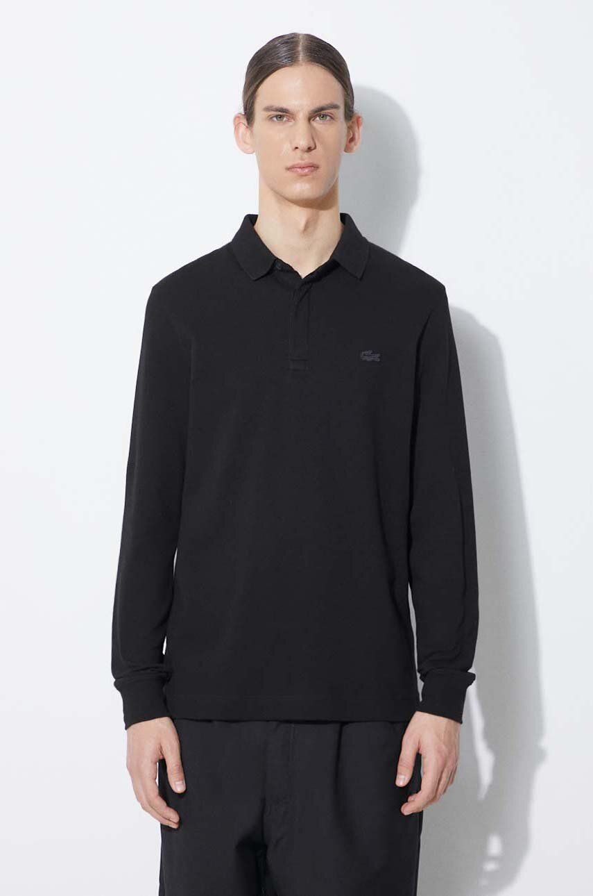 Polo tričko Lacoste Long Sleeve T-Shirt Čierna | PH2481, 0