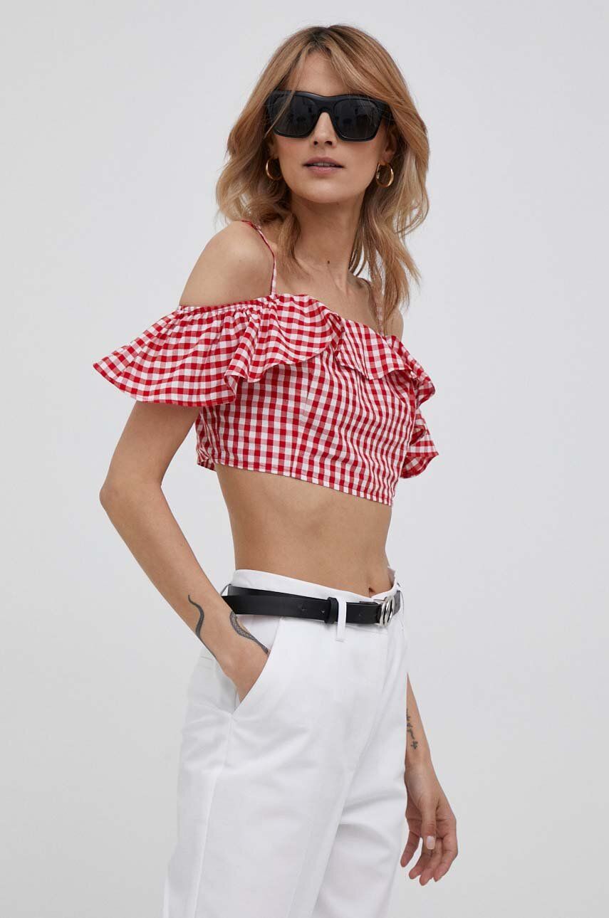 Crop Top United Colors of Benetton Crop Top Červená | 5YCNDQ04K.911, 0