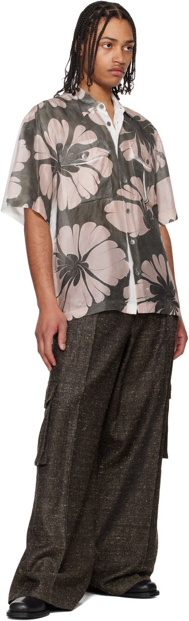 Košeľa Dries Van Noten Dries Van Noten Dessin Print Shirt Šedá | 251-020724-1197, 3