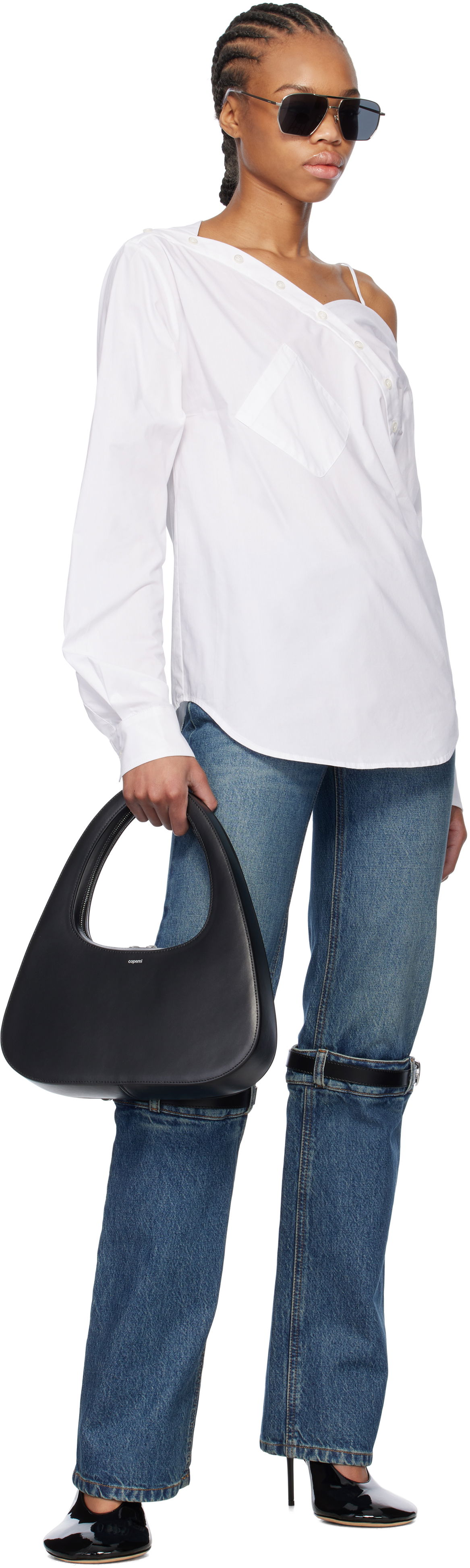 Coperni One Shoulder Shirt