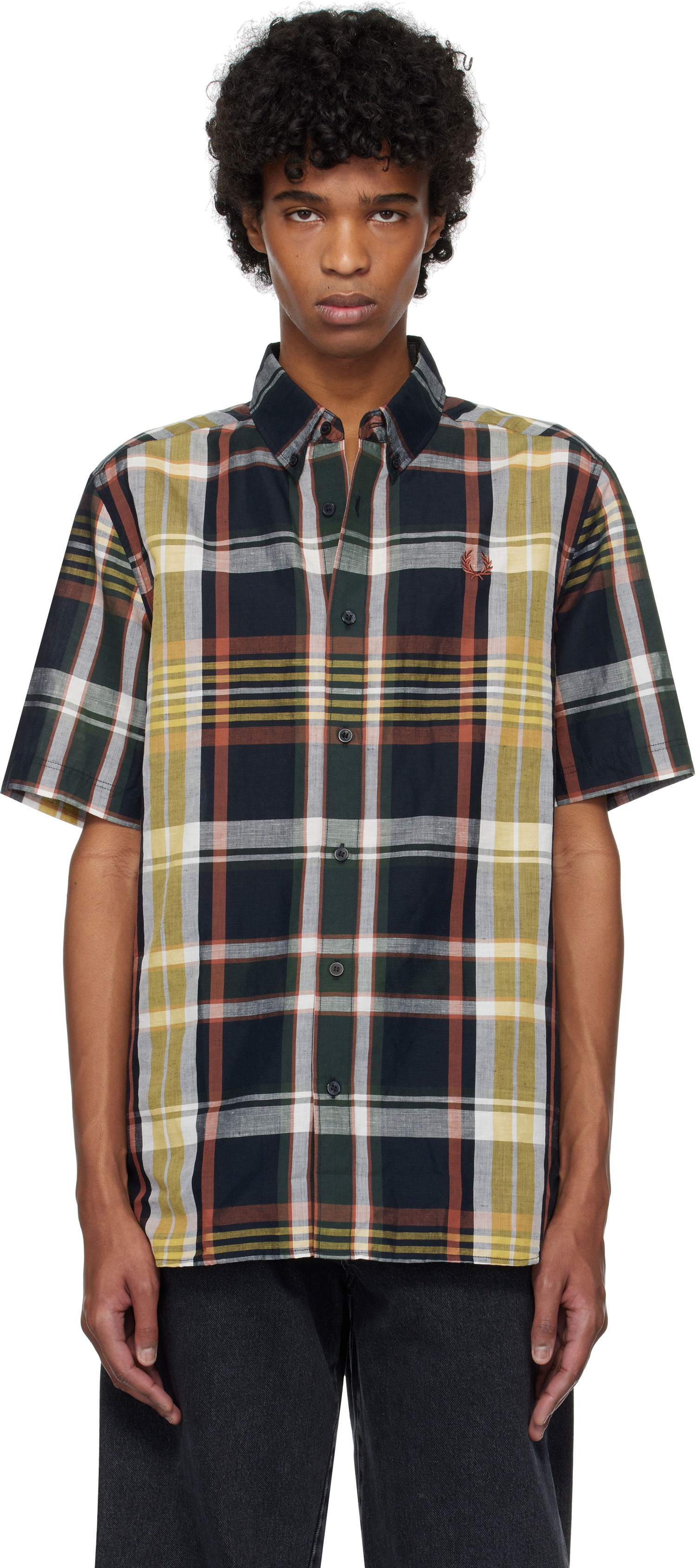 Košeľa Fred Perry Fred Perry Madras Check Short Sleeve Shirt Rôznofarebný | M9624, 0