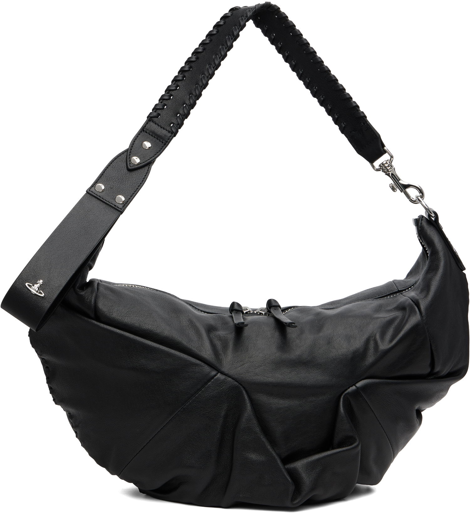 Taška cez rameno Vivienne Westwood Vivienne Westwood Agnes Medium Shoulder Bag Čierna | 4602000EW-L00BX-, 0