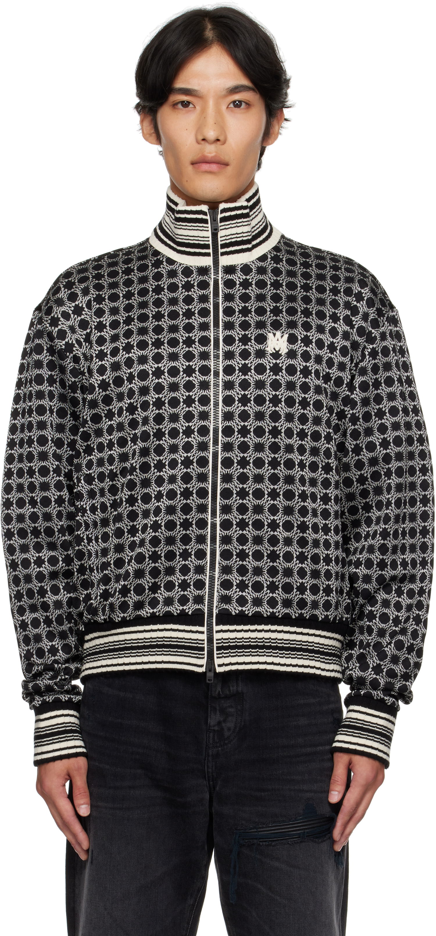 Bunda AMIRI AMIRI MA Quad Track Jacket Čierna | AMOUTJ1010, 0