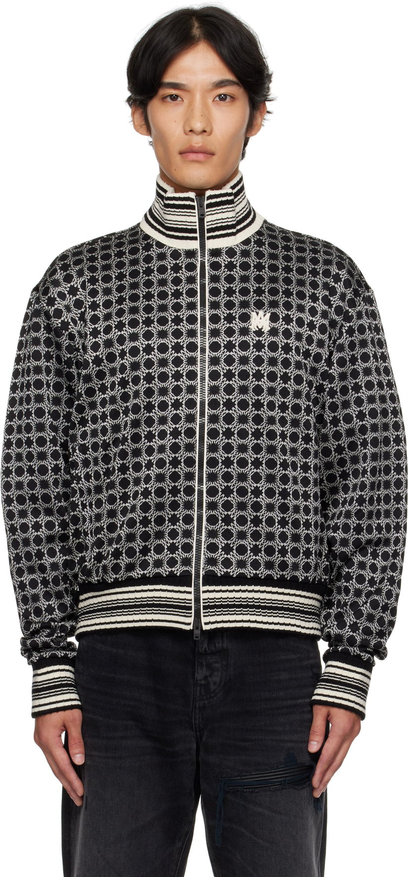 Bunda AMIRI AMIRI MA Quad Track Jacket Čierna | AMOUTJ1010