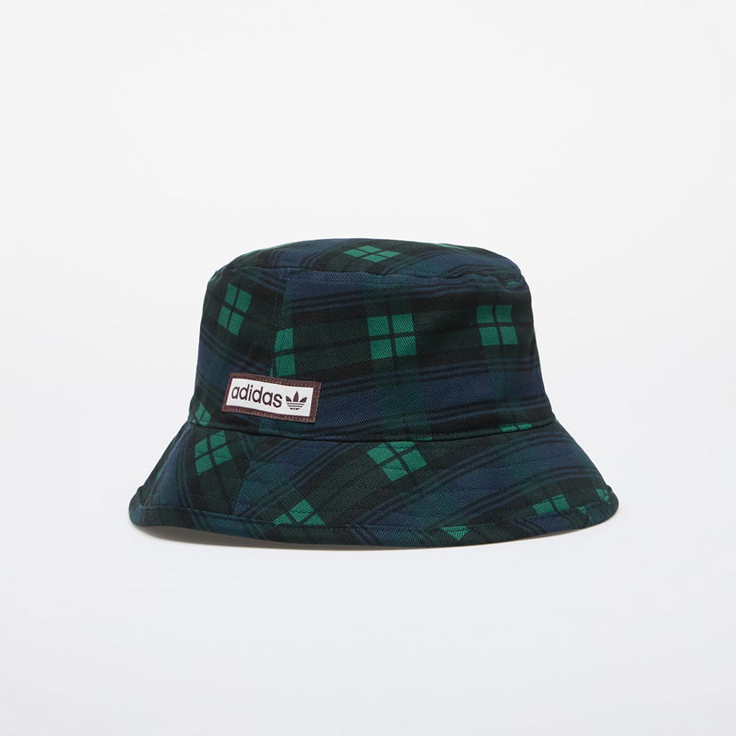 Klobúk adidas Originals Tartan Bucket Night Indigo/ Collegiate Green Navy | IY1543