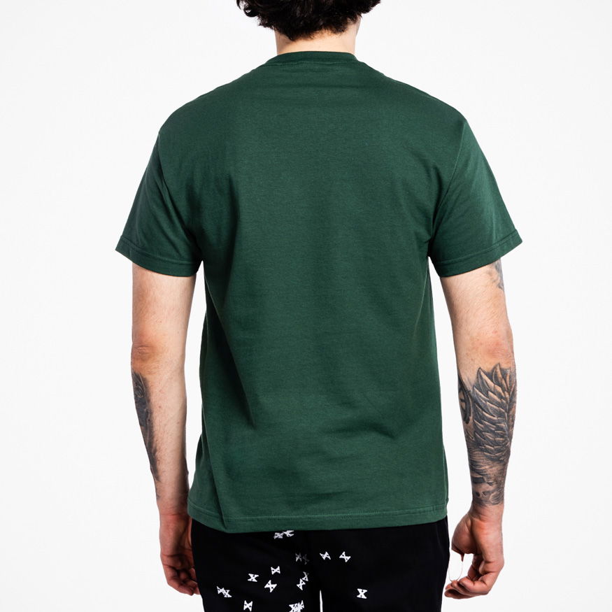 Tričko Pleasures Stretch T-Shirt Zelené | P21W044-GREEN, 1