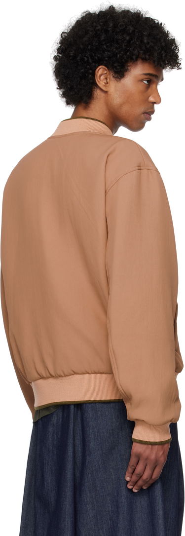 Bomber bunda Dries Van Noten Dries Van Noten Reversible Gabardine Bomber Jacket Hnedá | 251-020522-1503, 2