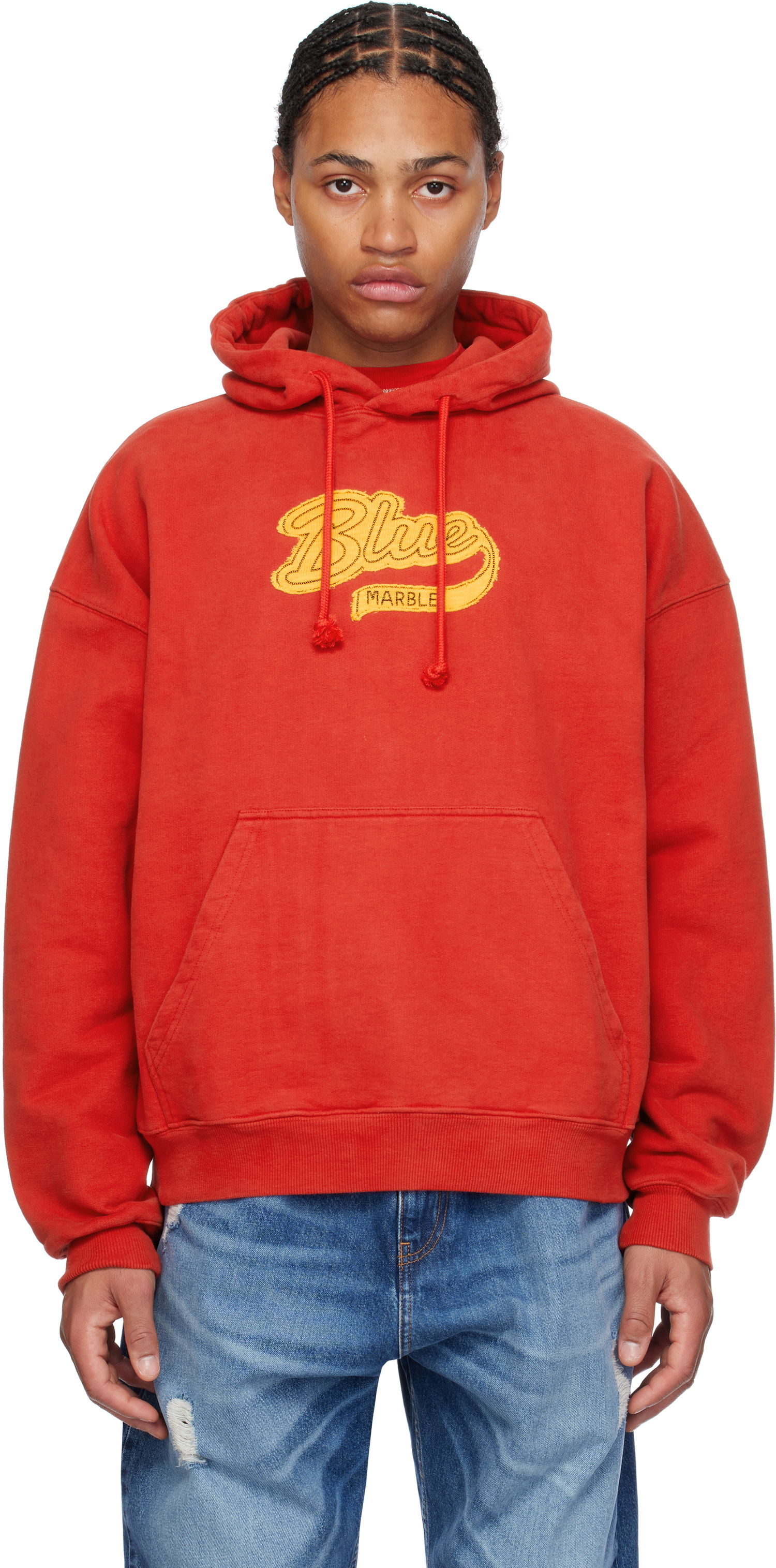 Mikina Bluemarble Varsity Hoodie Červená | HO01 FL05B24 RED, 0