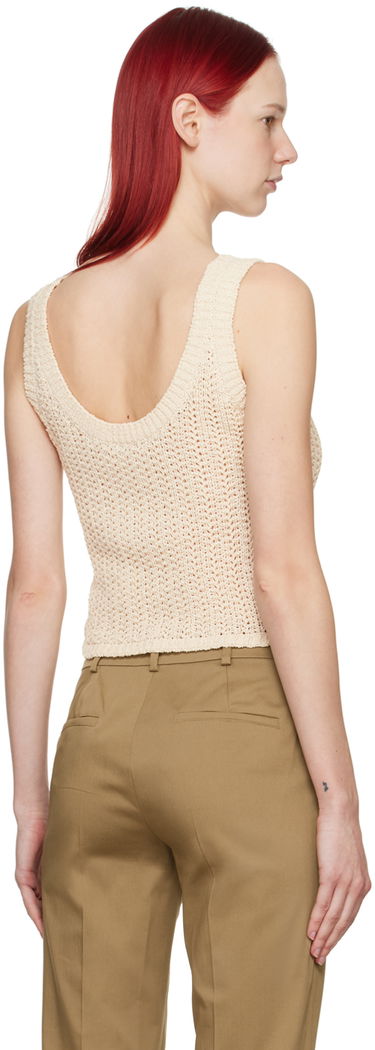 Sveter Max Mara Max Mara Women's Arrigo Knitted Tank Top Béžová | 2411361032600, 2