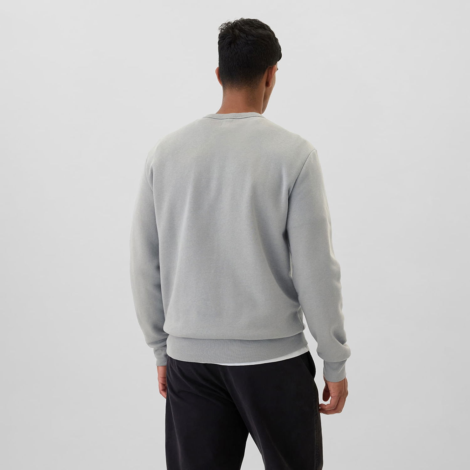 Mikina GAP Fleece Sweatshirt Pilot Grey Šedá | 542214-00, 1