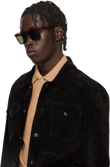 Slnečné okuliare Tom Ford Tom Ford Polarized Fletcher Sunglasses Hnedá | FT0832_5753N, 3