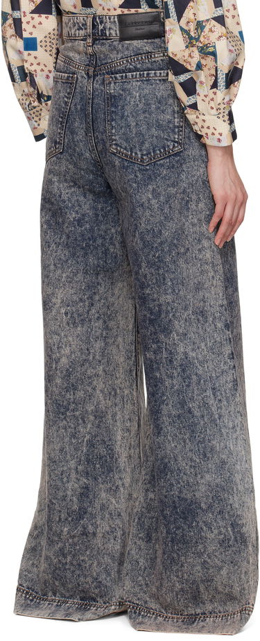 Džínsy Max Mara Weekend Max Mara Pallore Acid Wash Wide Leg Jeans Modrá | 2515181041600, 2