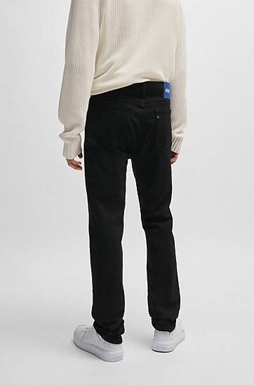 Džínsy BOSS Slim-Fit Stretch Denim Jeans Čierna | 50511483, 1