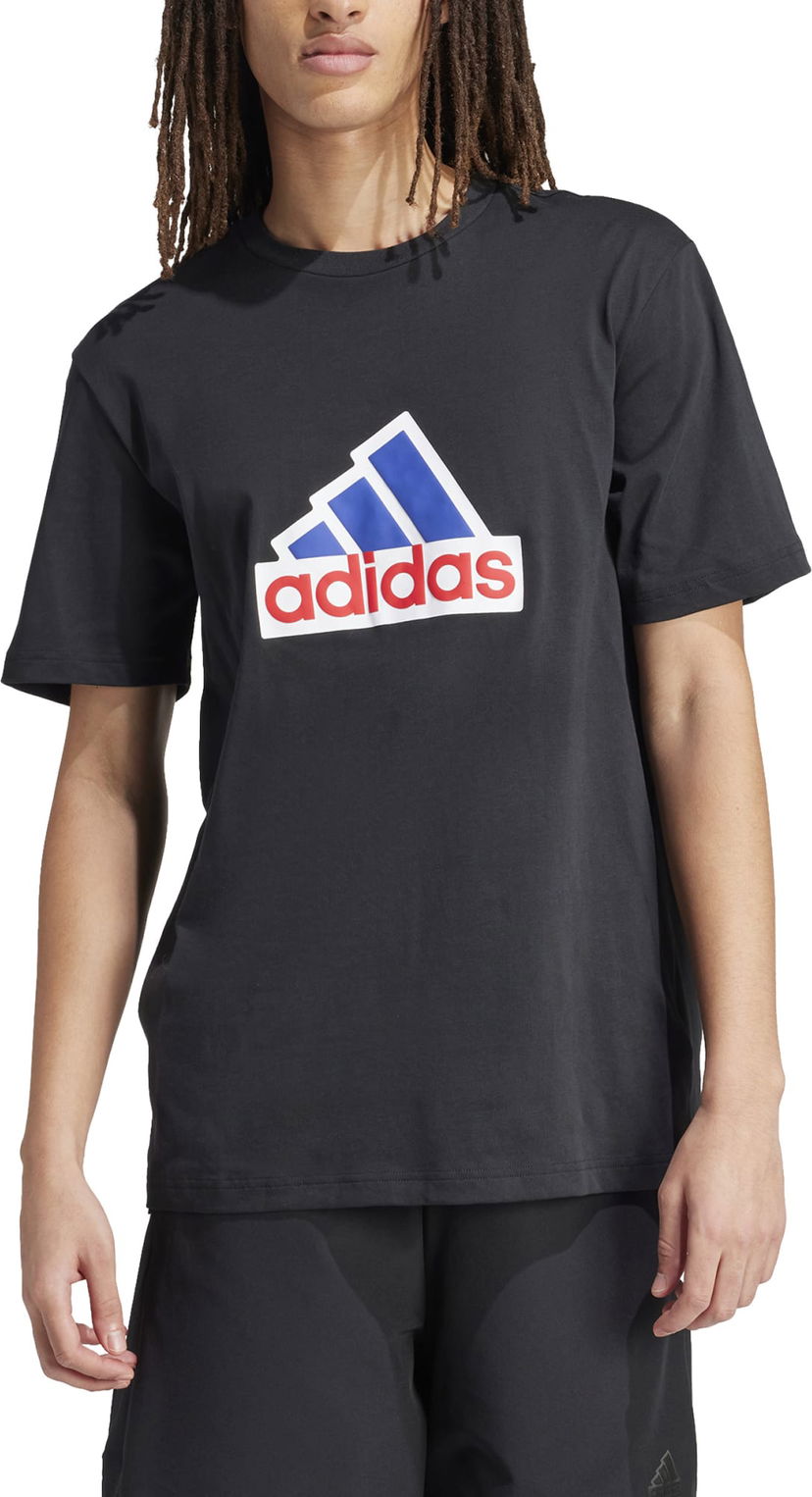 Tričko adidas Performance M FI BOS T OLY Čierna | is9596