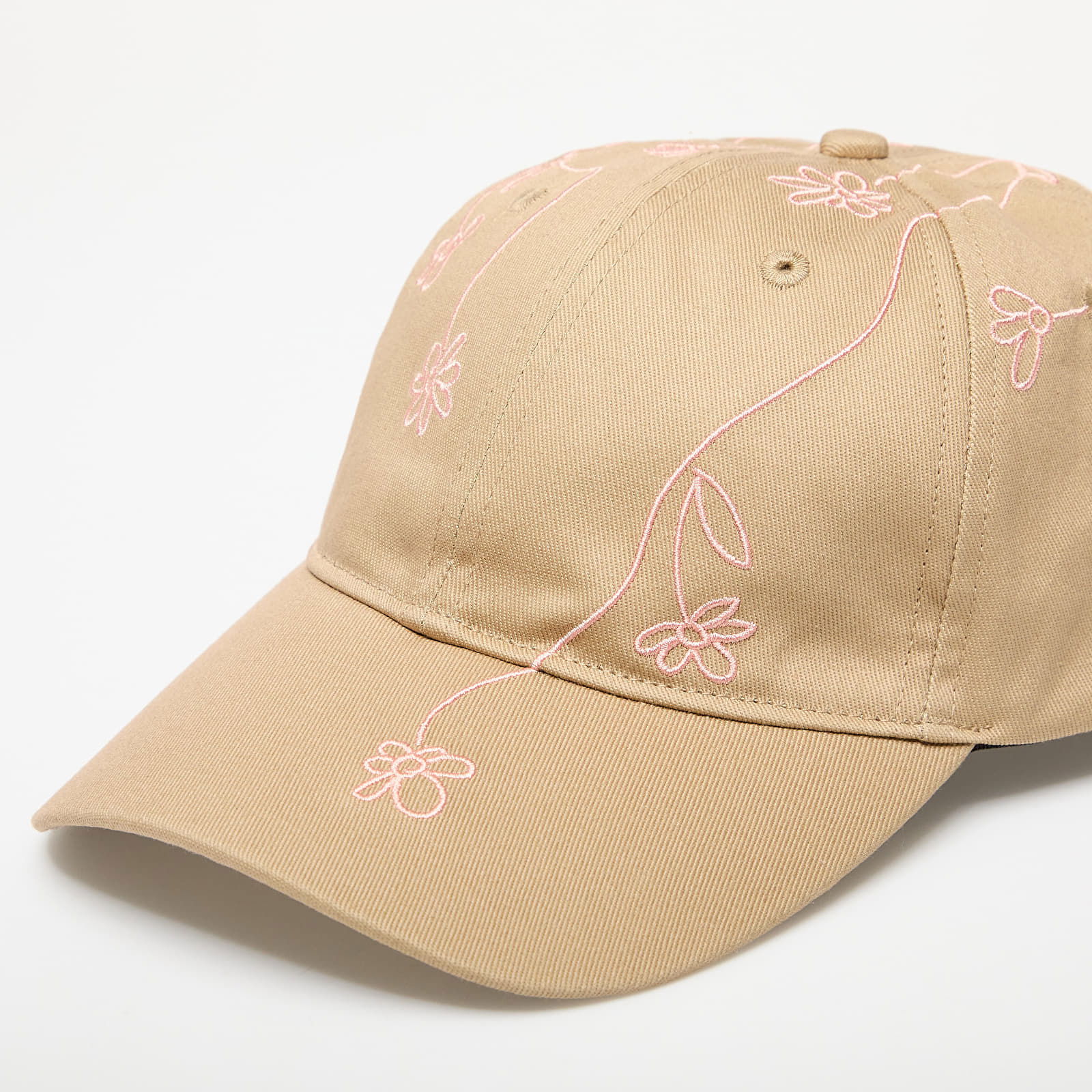 Embroidered Flower Baseball Cap