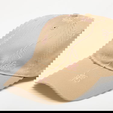 Šiltovka Footshop Embroidered Flower Baseball Cap Béžová | FTSHP_397_02, 6