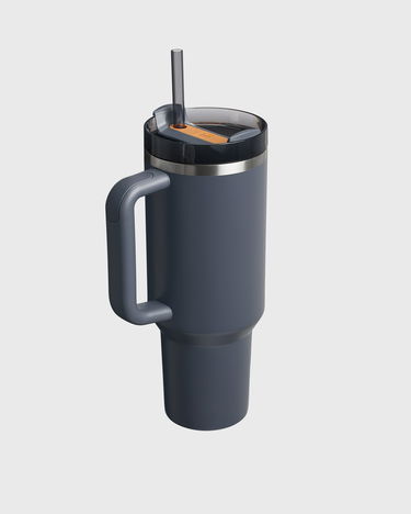 Fľaše Stanley Quencher FlowState Tumbler with Handle and Straw Navy | 10-11673-159, 2