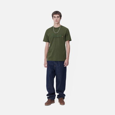 Tričko Carhartt WIP Paradise Script Graphic T-Shirt Zelené | I033948_9, 1