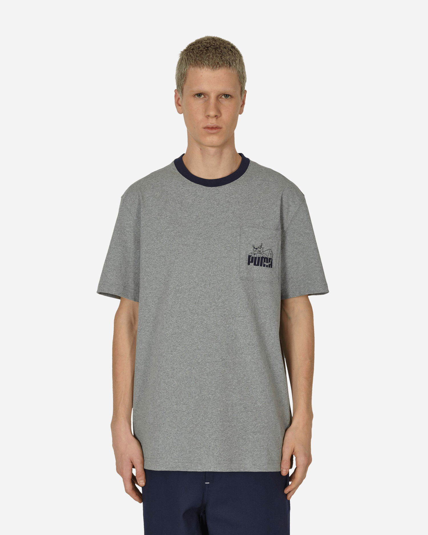 Tričko Puma Noah x Pocket T-Shirt Šedá | 623866-03, 1