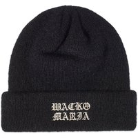 Kulicha WACKO MARIA Mohair Knitted Watch Beanie Čierna | 23FW-WMA-CP03-BLK, 2