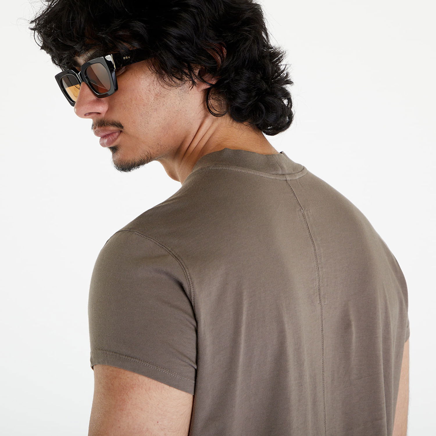 Tričko Rick Owens DRKSHDW Small Level T-Shirt Dust Šedá | DU01D1258 RN 34, 1