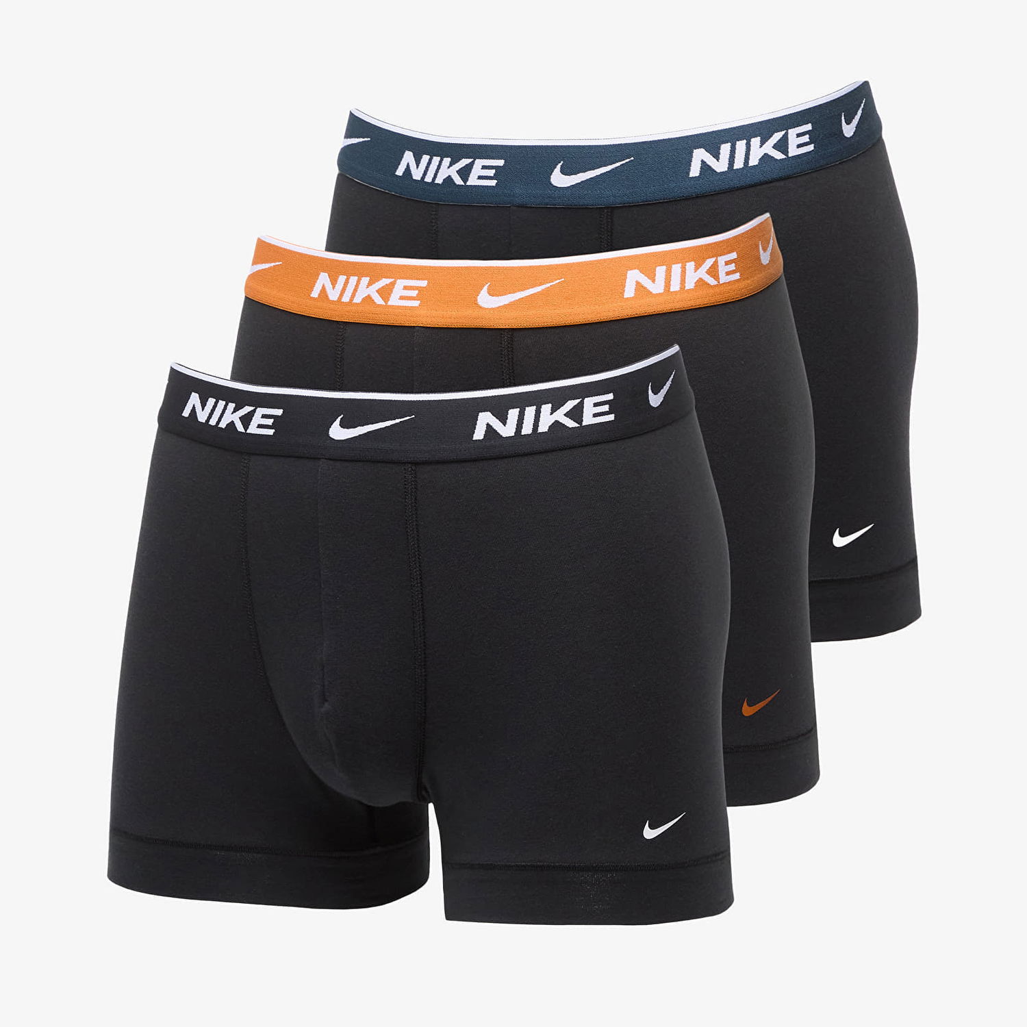 Boxerky Nike Dri-FIT Everyday Cotton Stretch Trunk 3-Pack Multicolor Čierna | 0000KE1008-ECK, 0