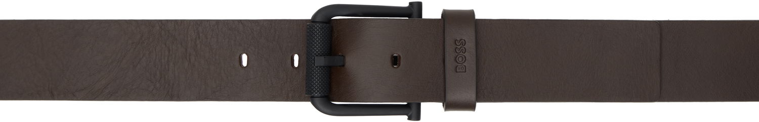 Opasok BOSS BOSS Leather Belt Hnedá | 50512749, 0