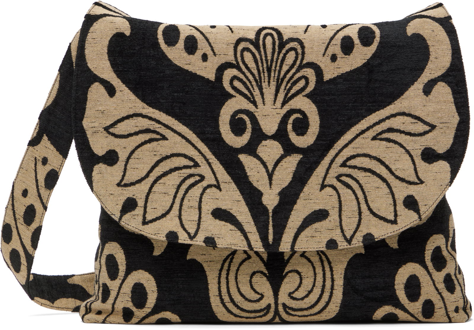 Anna Sui Beardsley Tapestry Messenger Bag