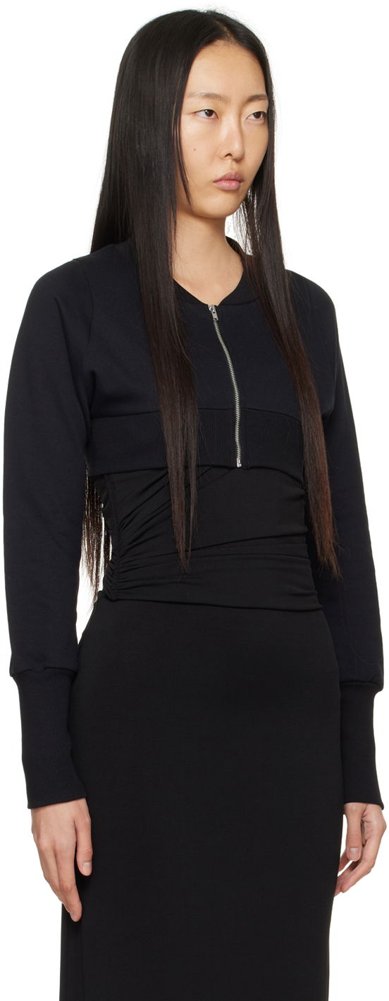 Sveter Miaou Miaou Lana Cropped Sweatshirt Čierna | 8016FTBLK, 1